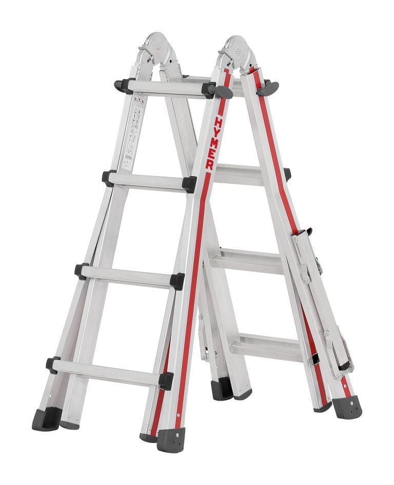 Telescoopladder Hymer 414216 – aluminium vouw- en uitschuifladder professioneel